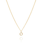 Stars Align Halo necklace 14ct gold vermeil