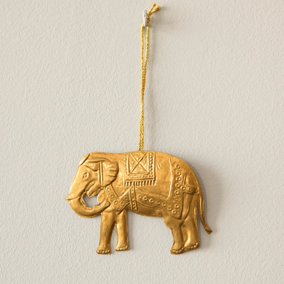 Brass Elephant Decoration
