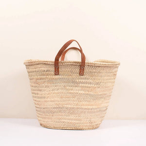 Parisienne Basket Bag, Tan
