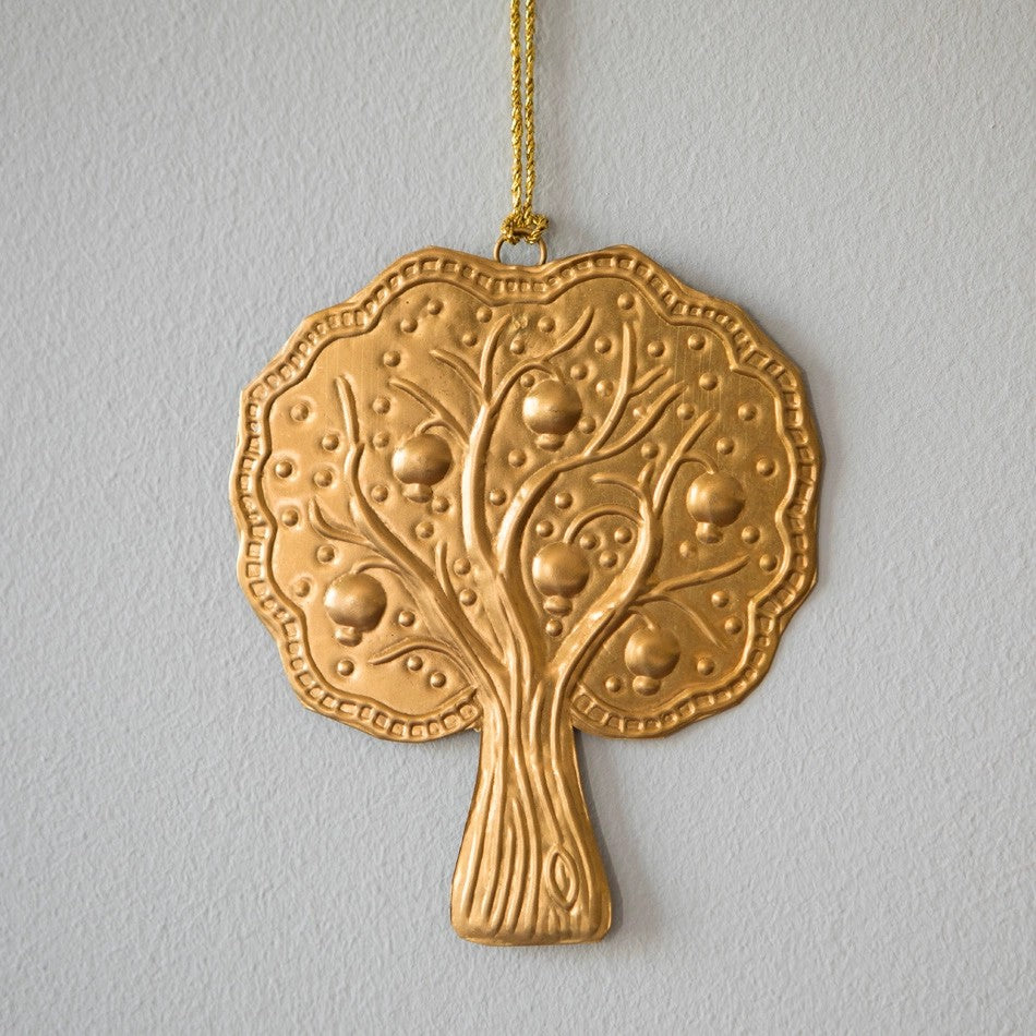 Brass Tree Decoration