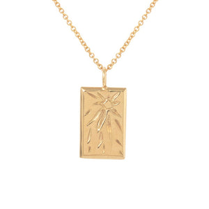 Be The Light Pendant Only, Gold Vermeil