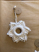 Macramé Snowflake Decoration- Handmade