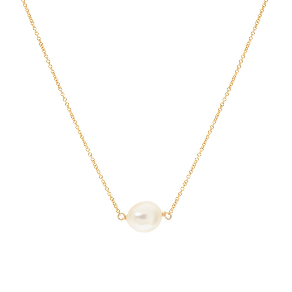 Keishi Pearl necklace gold