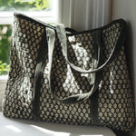 Morgan Wright Blockprint Tote Bag - Forest