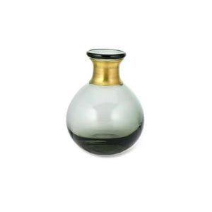 Nkuku Miza mini Glass Vase - Smoke