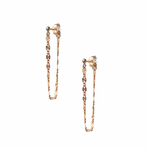 Rae Maxi Earrings, Gold