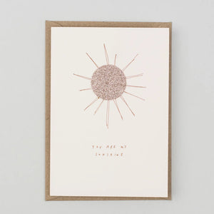Katie Housley You Are My Sunshine card