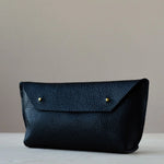 Studio Lowen Ailla Leather Clutch Bag - Black