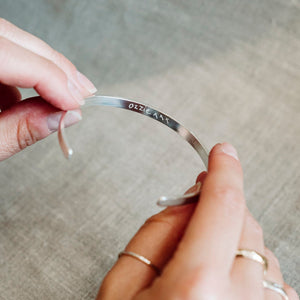 Sterling Silver Cuff Bangle