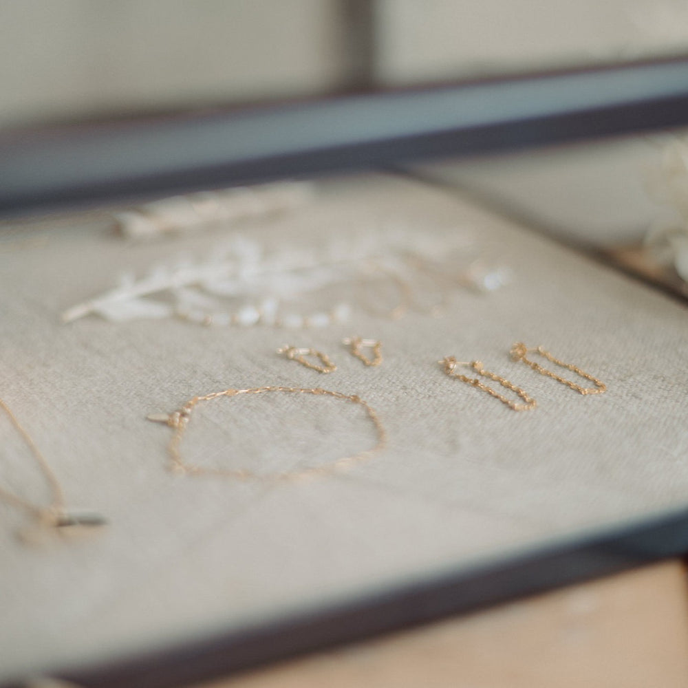 Rae Maxi Earrings, Gold