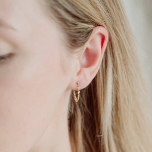 Rae Mini Earrings, Gold