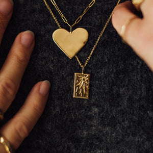 Be The Light Pendant Only, Gold Vermeil