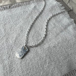Sterling Silver Radiance Tag Necklace