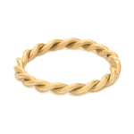 Rope Ring, 18ct Gold Vermeil