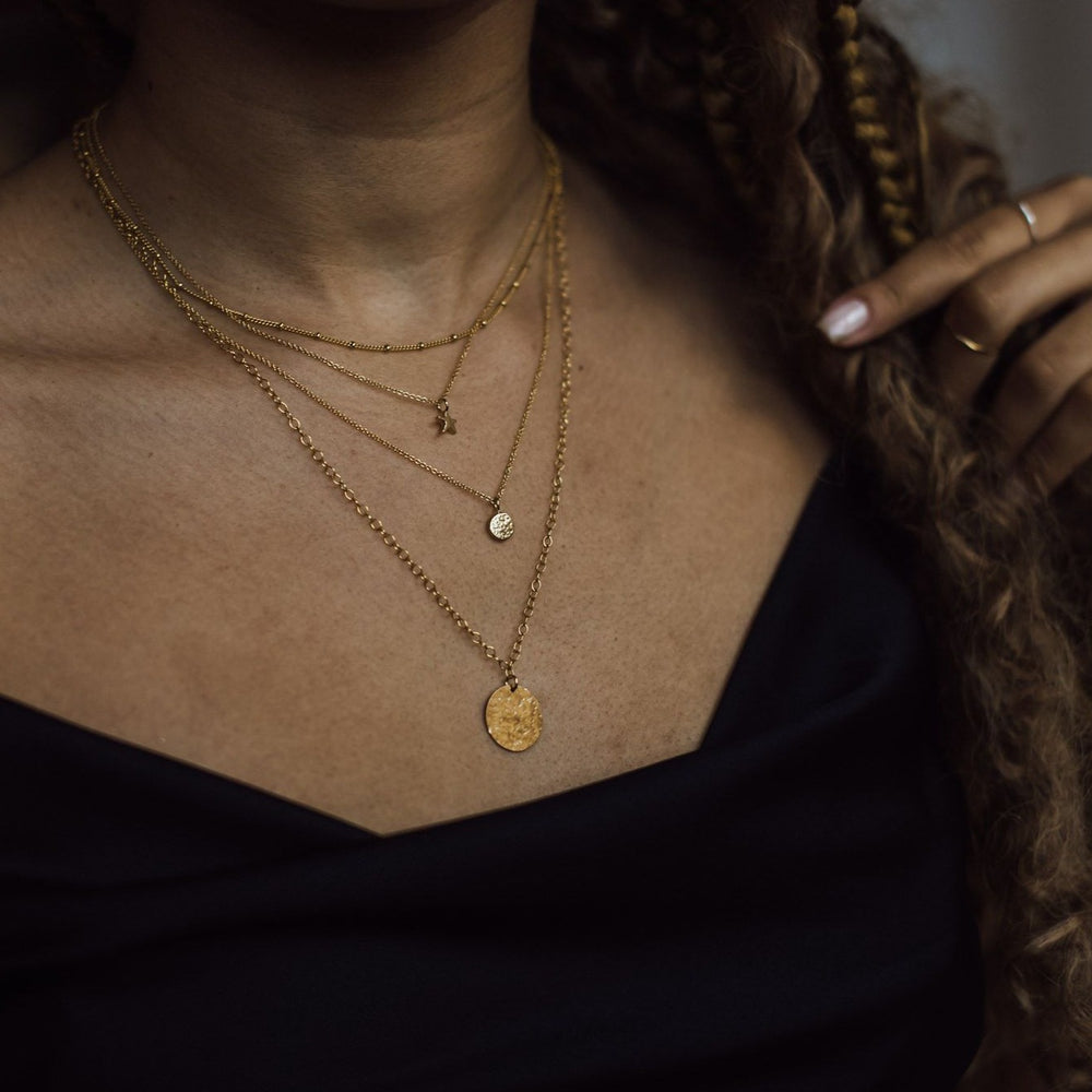 Stars Align Radiance necklace 14ct gold vermeil