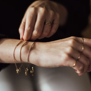 Silk Bracelet, Gold
