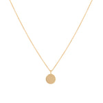Talisman Coin Necklace, Gold