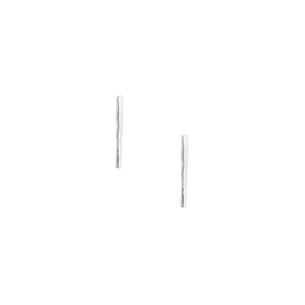 Maxi Bar Studs, Sterling Silver
