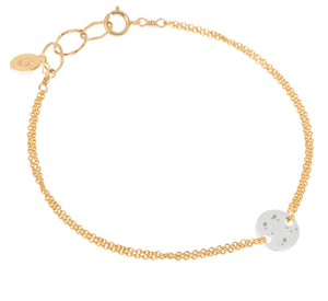 Constellation bracelet gold & silver