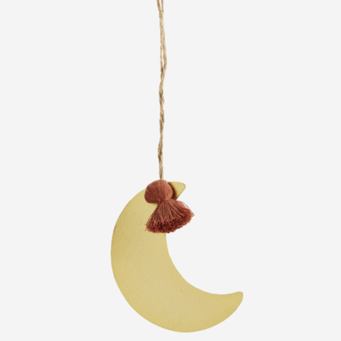 Hanging moon decoration