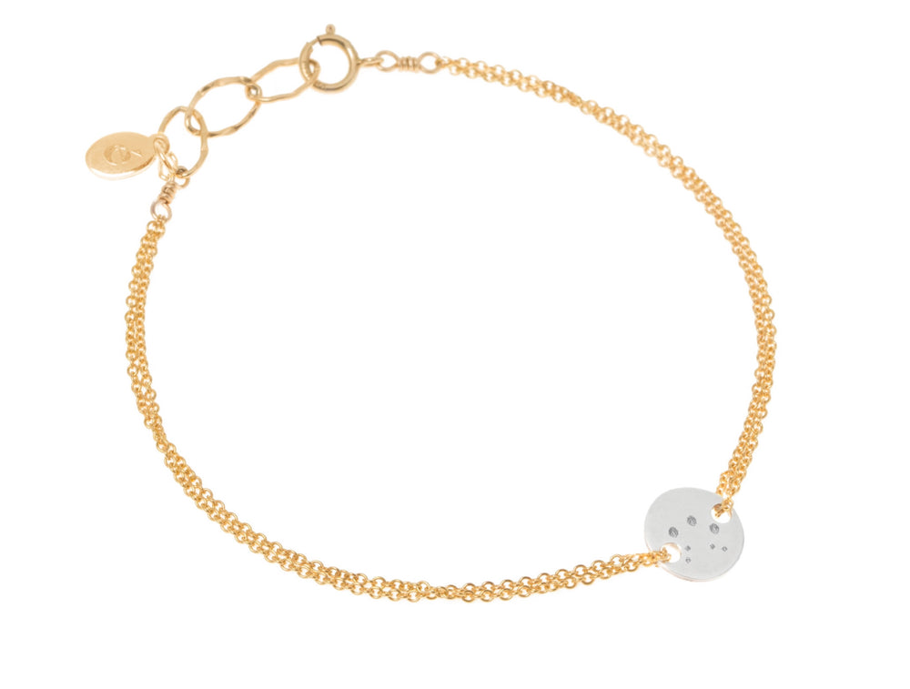 Constellation bracelet gold & silver