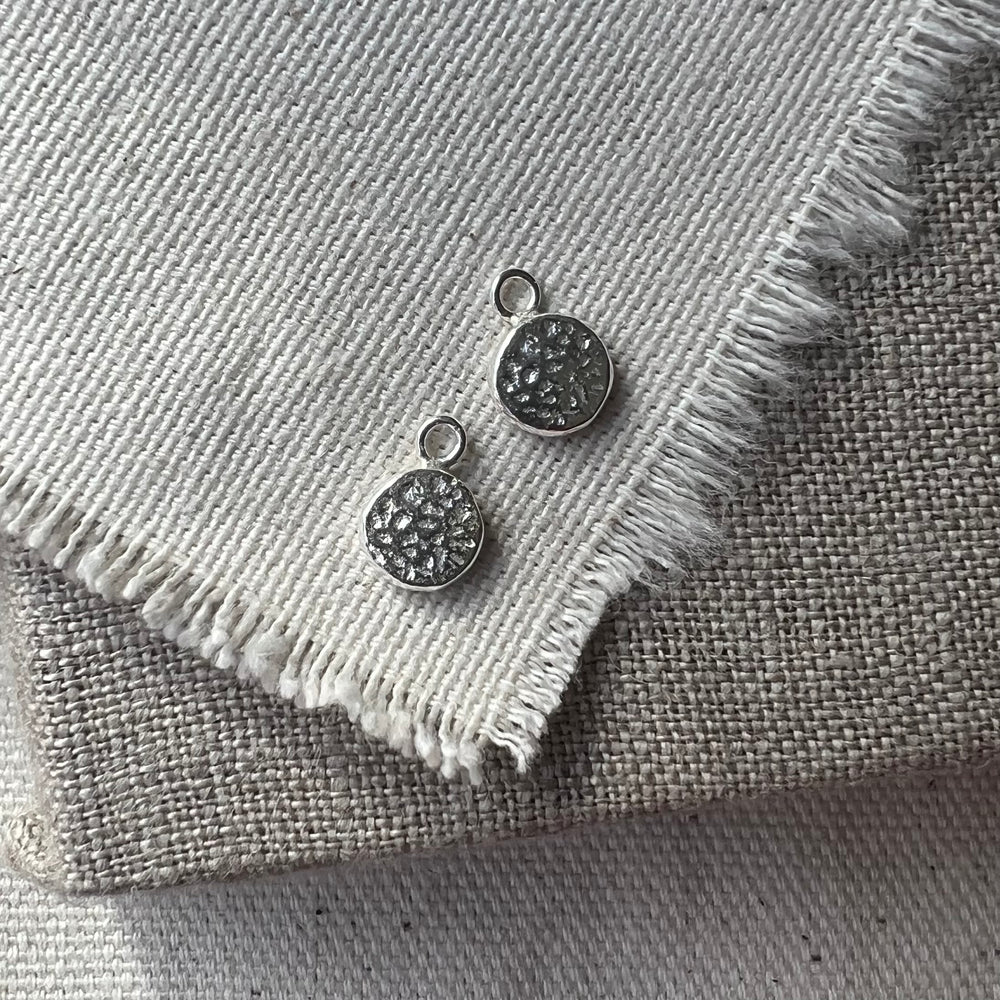 Hoop Charms, Silver