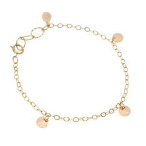 Waterfall bracelet gold