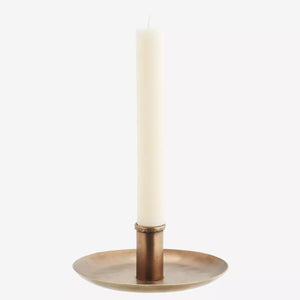 Hand Forged Candle Holder - Brass