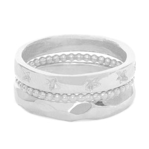 Starburst Ring, Silver