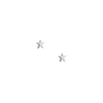 Mini Star Studs, Silver