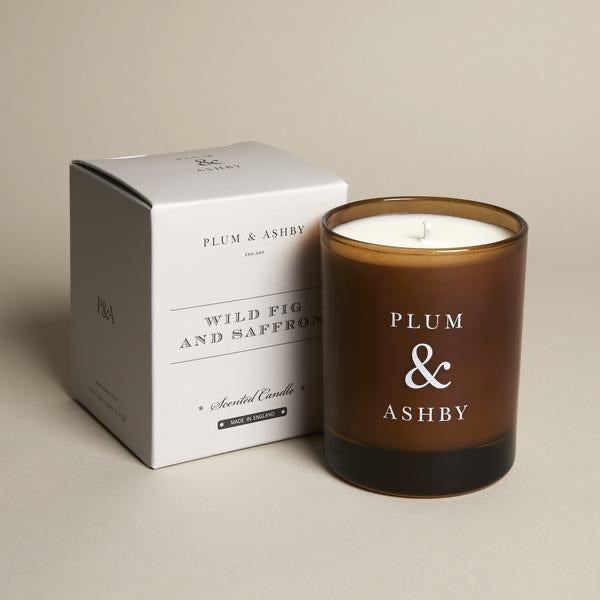 Plum & Ashby Wild Fig & Saffron large candle