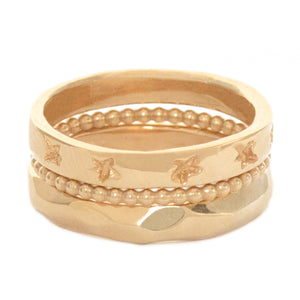 Starburst Ring, Gold