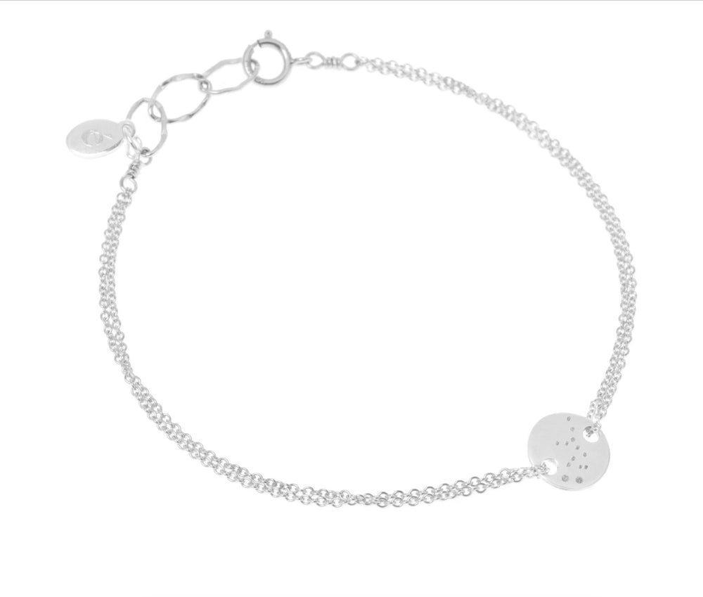 Constellation bracelet silver