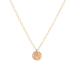 Long radiance coin necklace