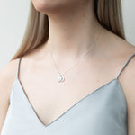 Heritage & Radiance Coin necklace, silver