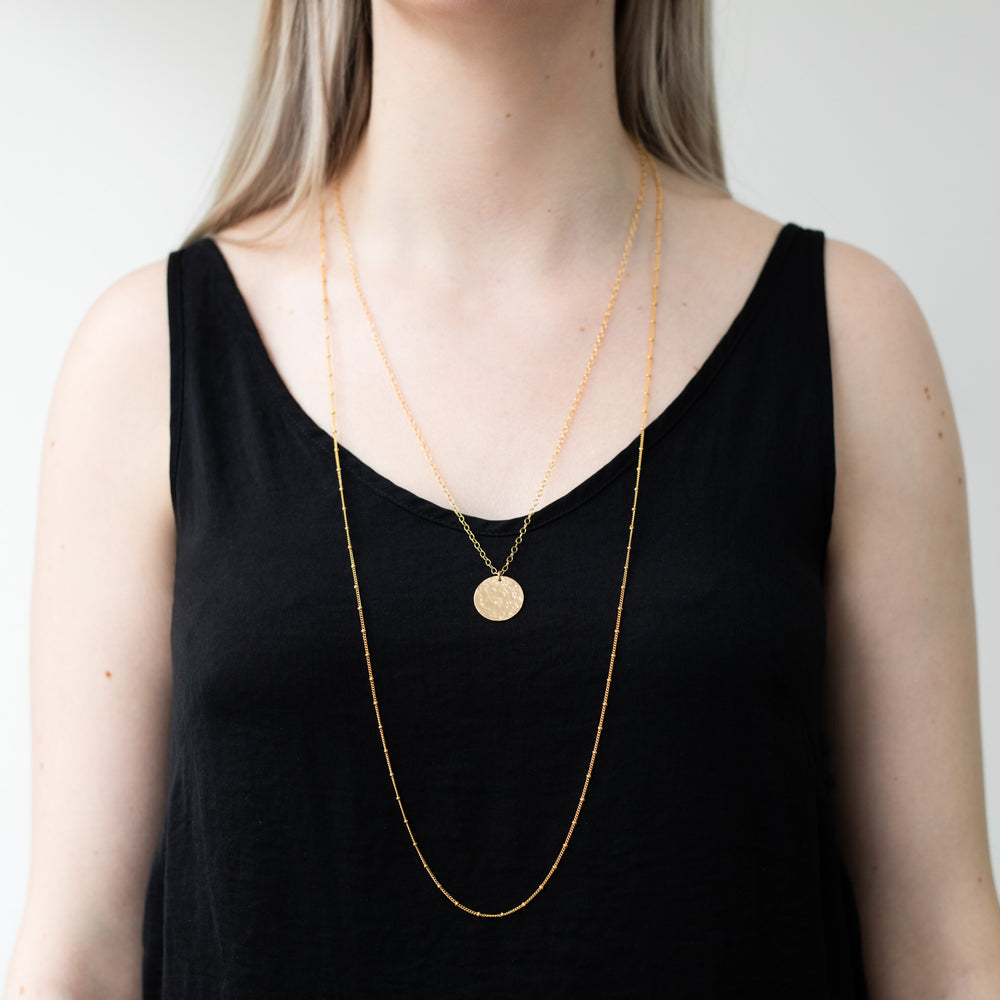 La Lune necklace, gold