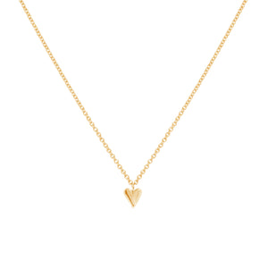 Heart Necklace, Gold