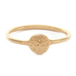Coin Charm Ring, Gold